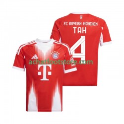 Maillot Bayern Munich Jonathan Tah 4 Domicile Tenue pour Homme 2025-2026 Manche Courte