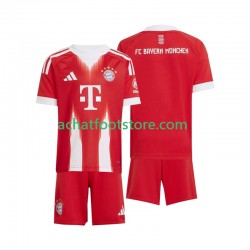 Maillot Bayern Munich Domicile Tenue pour Enfant 2025-2026 Manche Courte