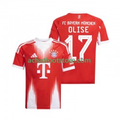 Maillot Bayern Munich Michael Olise 17 Domicile Tenue pour Homme 2025-2026 Manche Courte