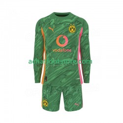 Maillot Borussia Dortmund Gardien Domicile Tenue pour Enfant 2025-2026 Manche Longue