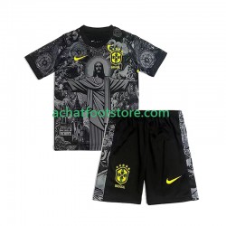 Brésil Cheist the Redeemer Football Shirts Domicile Tenue pour Enfant 2024 Manche Courte Brésil Cheist the Redeemer Football Shirts Domicile Tenue pour Enfant 2024 Manche Courte