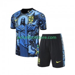 Brésil JESUS Football Shirts Domicile Tenue pour Enfant 2024-2025 Manche Courte Brésil JESUS Football Shirts Domicile Tenue pour Enfant 2024-2025 Manche Courte