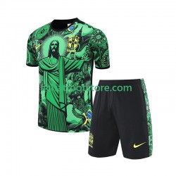 Brésil JESUS Special Football Shirts Domicile Tenue pour Enfant 2024-2025 Manche Courte Brésil JESUS Special Football Shirts Domicile Tenue pour Enfant 2024-2025 Manche Courte