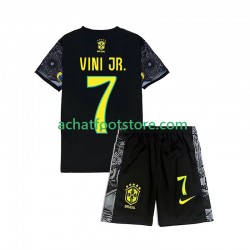 Brésil Vinicius Junior 7 Cheist the Redeemer Football Shirts Domicile Tenue pour Enfant 2024 Manche Courte Brésil Vinicius Junior 7 Cheist the Redeemer Football Shirts Domicile Tenue pour Enfant 2024 Manche Courte