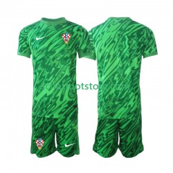 Maillot Croatie Gardien Extérieur Tenue pour Enfant 2024 Manche Courte Maillot Croatie Gardien Extérieur Tenue pour Enfant 2024 Manche Courte