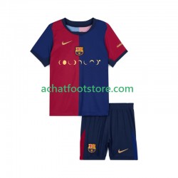 Maillot FC Barcelone Coldplay Domicile Tenue pour Enfant 2024-2025 Manche Courte