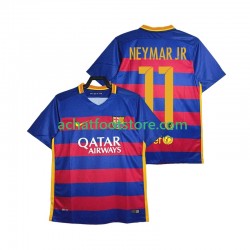 Maillot FC Barcelone Neymar JR 11 - Rétro Domicile Tenue pour Homme 2015 2016 Manche Courte