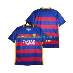 Maillot FC Barcelone - Rétro Domicile Tenue pour Homme 2015 2016 Manche Courte