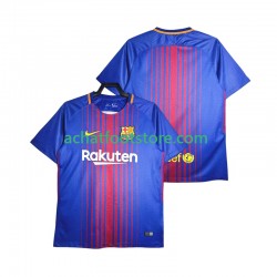 Maillot FC Barcelone -8 Rétro Domicile Tenue pour Homme 2016 2017 Manche Courte