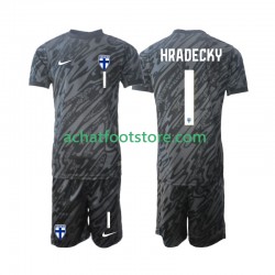 Maillot Finlande HRADECKY 1 Gardien Domicile Tenue pour Enfant 2024 Manche Courte Maillot Finlande HRADECKY 1 Gardien Domicile Tenue pour Enfant 2024 Manche Courte