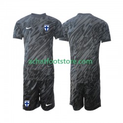Maillot Finlande Gardien Domicile Tenue pour Enfant 2024 Manche Courte Maillot Finlande Gardien Domicile Tenue pour Enfant 2024 Manche Courte