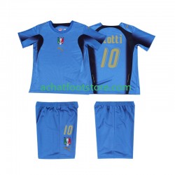 Maillot Italie TOTTI 10 Rétro Domicile Tenue pour Enfant 2006 Manche Courte Maillot Italie TOTTI 10 Rétro Domicile Tenue pour Enfant 2006 Manche Courte