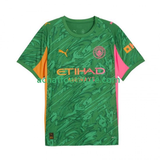 Maillot Manchester City Gardien Domicile Tenue pour Homme 2025-2026 Manche Courte
