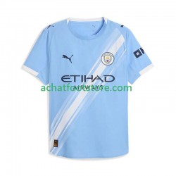 Maillot Manchester City Domicile Tenue pour Homme 2025-2026 Manche Courte