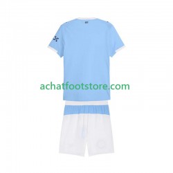 Maillot Manchester City Domicile Tenue pour Enfant 2025-2026 Manche Courte