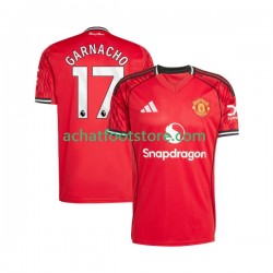 Maillot Manchester United Alejandro Garnacho 17 Domicile Tenue pour Homme 2025-2026 Manche Courte