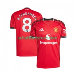 Maillot Manchester United Bruno Fernandes 8 Domicile Tenue pour Homme 2025-2026 Manche Courte