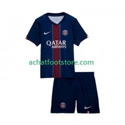 Maillot Paris Saint-Germain Domicile Tenue pour Enfant 2025-2026 Manche Courte