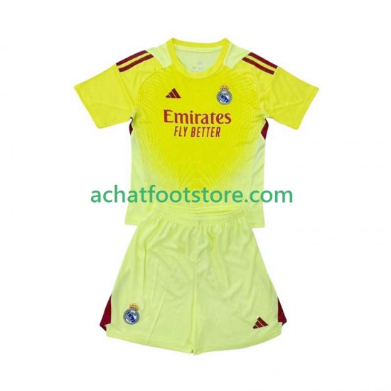 Maillot Real Madrid Gardien 4ème Tenue pour Enfant 2025-2026 Manche Courte