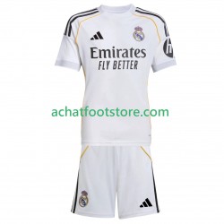 Maillot Real Madrid Domicile Tenue pour Enfant 2025-2026 Manche Courte