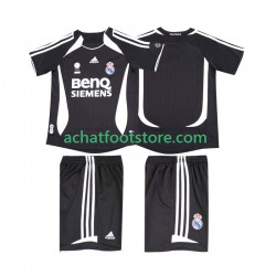 Maillot Real Madrid Rétro Extérieur Tenue pour Enfant 2006 2007 Manche Courte