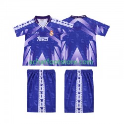 Maillot Real Madrid - Rétro Extérieur Tenue pour Enfant 1996 2004 Manche Courte