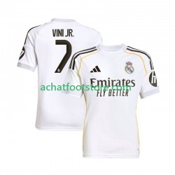Maillot Real Madrid Vinicius Junior 7 Domicile Tenue pour Homme 2025-2026 Manche Courte