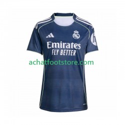 Maillot Real Madrid Extérieur Tenue pour Femme 2025-2026 Manche Courte