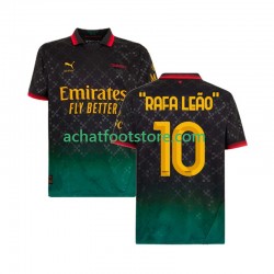Maillot AC Milan RAFA LEAO 10 4ème Tenue pour Homme 2024-2025 Manche Courte Maillot AC Milan RAFA LEAO 10 4ème Tenue pour Homme 2024-2025 Manche Courte