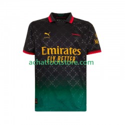 Maillot AC Milan Santiago Gimenez 7 4ème Tenue pour Homme 2024-2025 Manche Courte