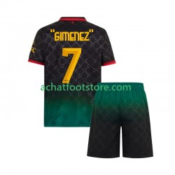 Maillot AC Milan Santiago Gimenez 7 4ème Tenue pour Enfant 2024-2025 Manche Courte Maillot AC Milan Santiago Gimenez 7 4ème Tenue pour Enfant 2024-2025 Manche Courte