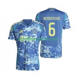 Maillot Ajax Amsterdam Henderson 6 Extérieur Tenue pour Homme 2024-2025 Manche Courte