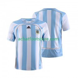 Maillot Argentine Rétro Domicile Tenue pour Homme 2006 Manche Courte