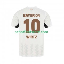 Maillot Bayer 04 Leverkusen Florian Wirtz 10 Extérieur Tenue pour Homme 2024-2025 Manche Courte