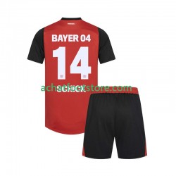 Maillot Bayer 04 Leverkusen Patrik Schick 14 Domicile Tenue pour Enfant 2024-2025 Manche Courte