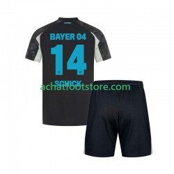Maillot Bayer 04 Leverkusen Patrik Schick 14 3ème Tenue pour Enfant 2024-2025 Manche Courte