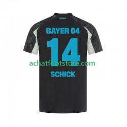 Maillot Bayer 04 Leverkusen Patrik Schick 14 3ème Tenue pour Homme 2024-2025 Manche Courte