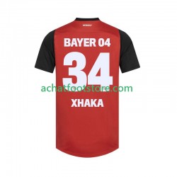 Maillot Bayer 04 Leverkusen XHAKA 34 Domicile Tenue pour Homme 2024-2025 Manche Courte