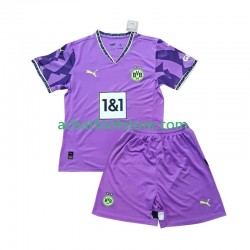 Maillot Borussia Dortmund Special Gardien Domicile Tenue pour Enfant 2024-2025 Manche Courte
