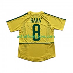 Maillot Brésil KAKA 8 Rétro Domicile Tenue pour Homme 2010 Manche Courte Maillot Brésil KAKA 8 Rétro Domicile Tenue pour Homme 2010 Manche Courte