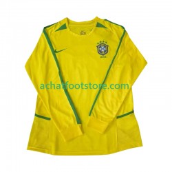 Maillot Brésil Rétro Domicile Tenue pour Homme 2010 Manche Longue Maillot Brésil Rétro Domicile Tenue pour Homme 2010 Manche Longue