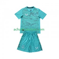 Maillot Everton Gardien Extérieur Tenue pour Enfant 2024-2025 Manche Courte Maillot Everton Gardien Extérieur Tenue pour Enfant 2024-2025 Manche Courte