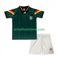 Maillot Allemagne Rétro Extérieur Tenue pour Enfant 1992 Manche Courte