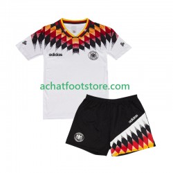 Maillot Allemagne Rétro Domicile Tenue pour Enfant 1994 Manche Courte