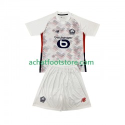 Maillot OSC Lille Extérieur Tenue pour Enfant 2024-2025 Manche Courte
