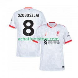 Maillot Liverpool Szoboszlai 8 3ème Tenue pour Homme 2024-2025 Manche Courte