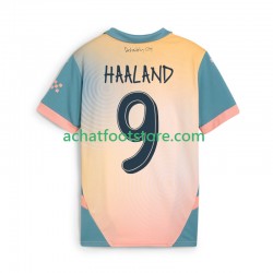 Maillot Manchester City Haaland 9 4ème Tenue pour Homme 2024-2025 Manche Courte Maillot Manchester City Haaland 9 4ème Tenue pour Homme 2024-2025 Manche Courte