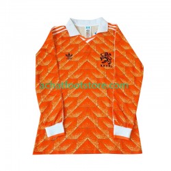 Maillot Pays-Bas Rétro Domicile Tenue pour Homme 1988 Manche Longue Maillot Pays-Bas Rétro Domicile Tenue pour Homme 1988 Manche Longue