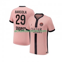 Maillot Paris Saint-Germain Bradley Barcola 29 3ème Tenue pour Homme 2024-2025 Manche Courte
