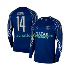 Maillot Paris Saint-Germain Desire Doue 14 4ème Tenue pour Homme 2024-2025 Manche Longue